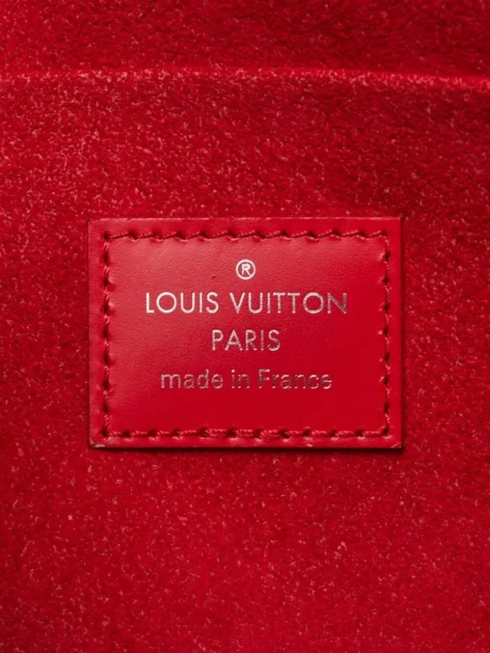 Louis Vuitton Red Epi Leather Felicie Pochette Bag